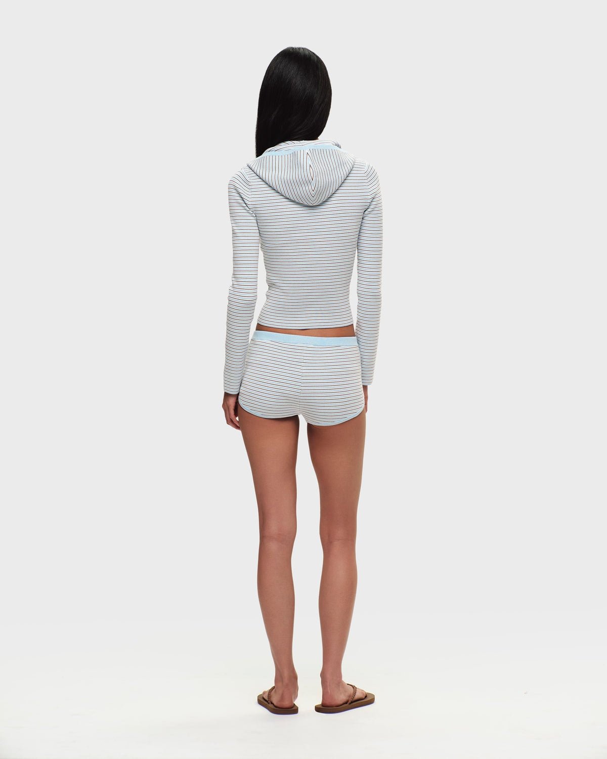Ribbed Knit Dolphin Short - Image 5