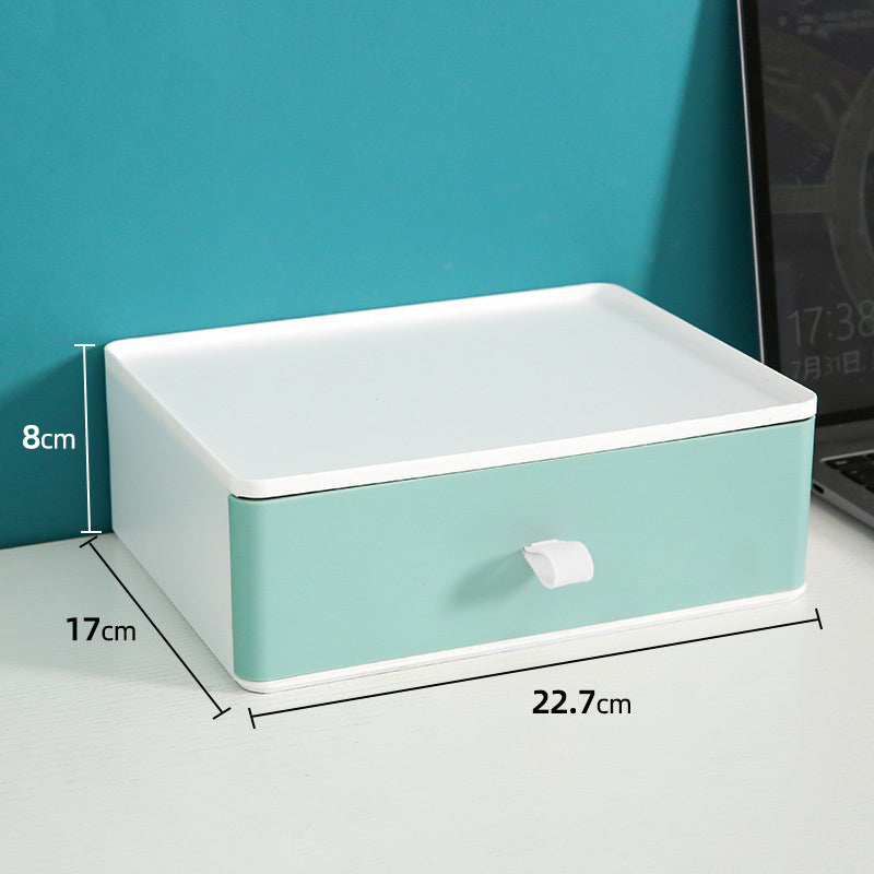 Hot Selling Cosmetics Home Storage Plastic Box - Green