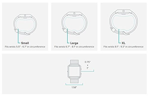 Fitbit Blaze Smart Fitness Watch (Small) – Gunmetal – FB502GMBKS - Image 5
