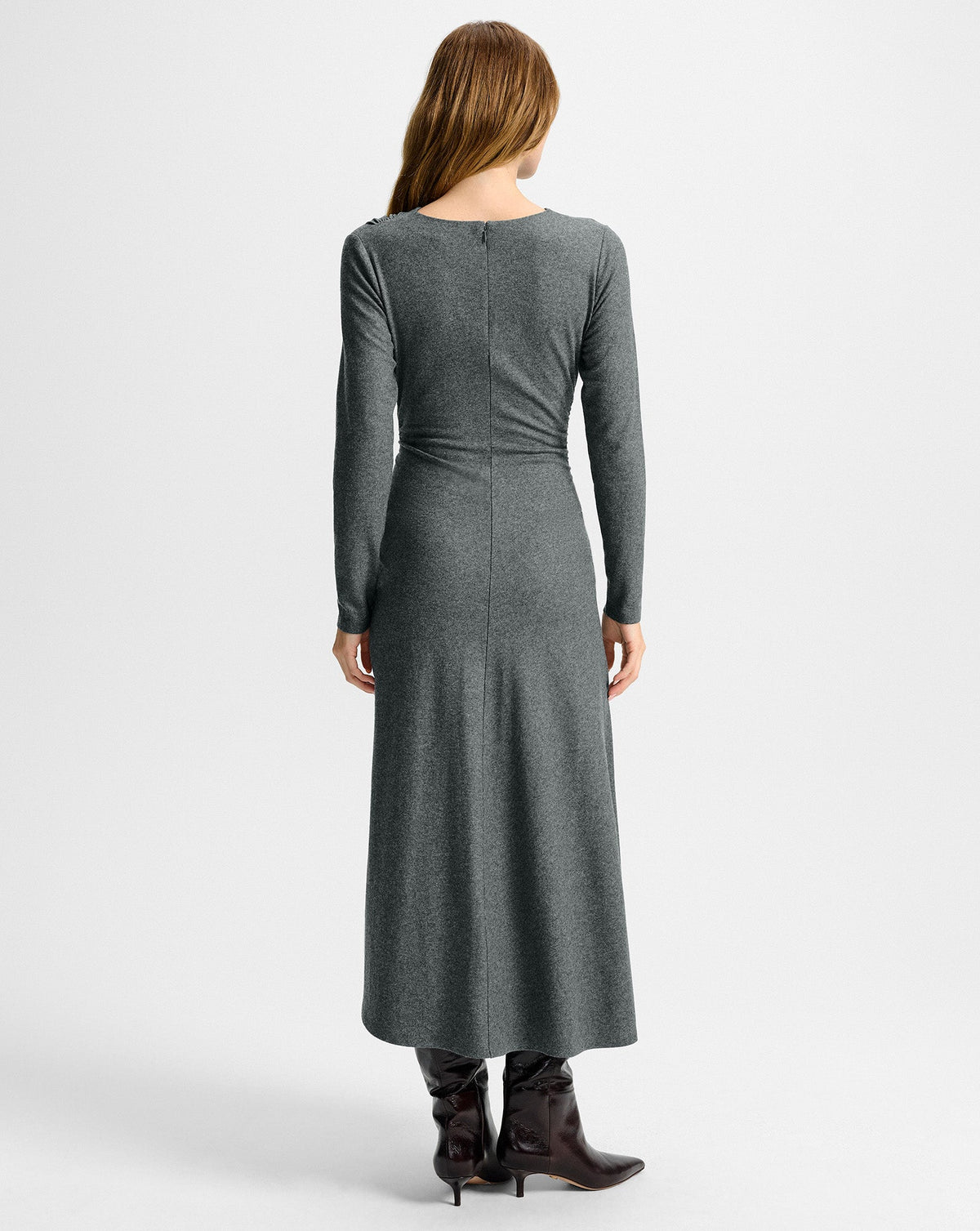Theodora Wool Midi Dress - Image 4