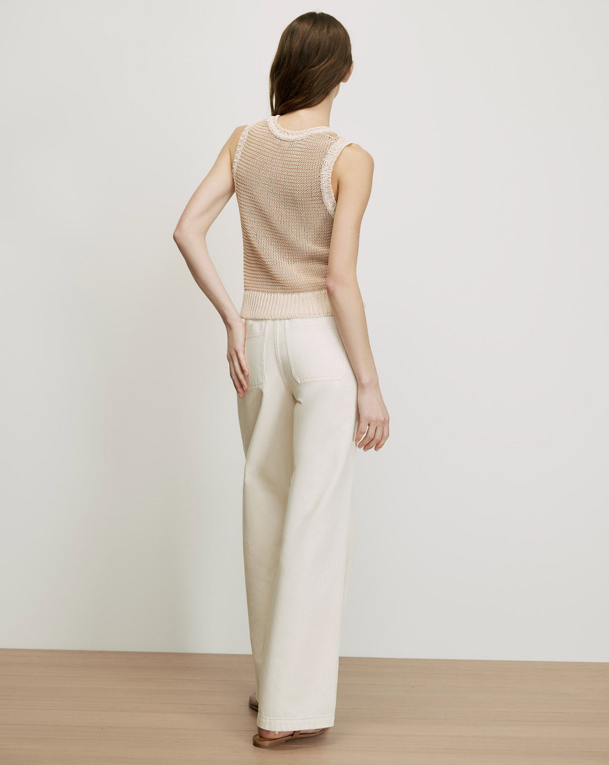 Jerrel Cropped Knit Tank Top - Image 4