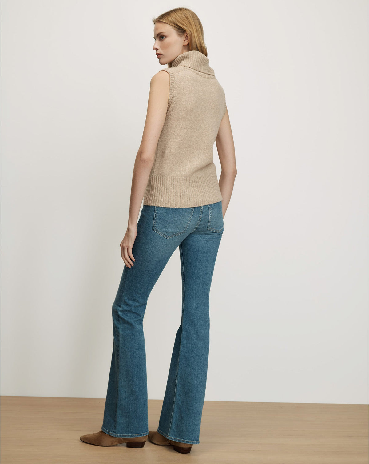 Mazzy Cashmere Sleeveless Sweater - Image 4