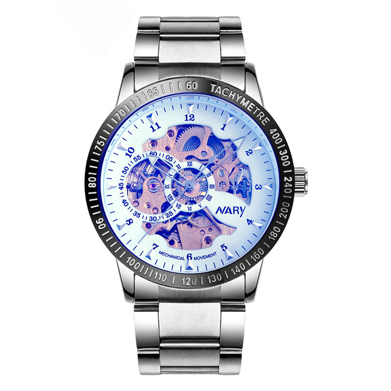NARY Men's Automatic Mechanical Watch - 5