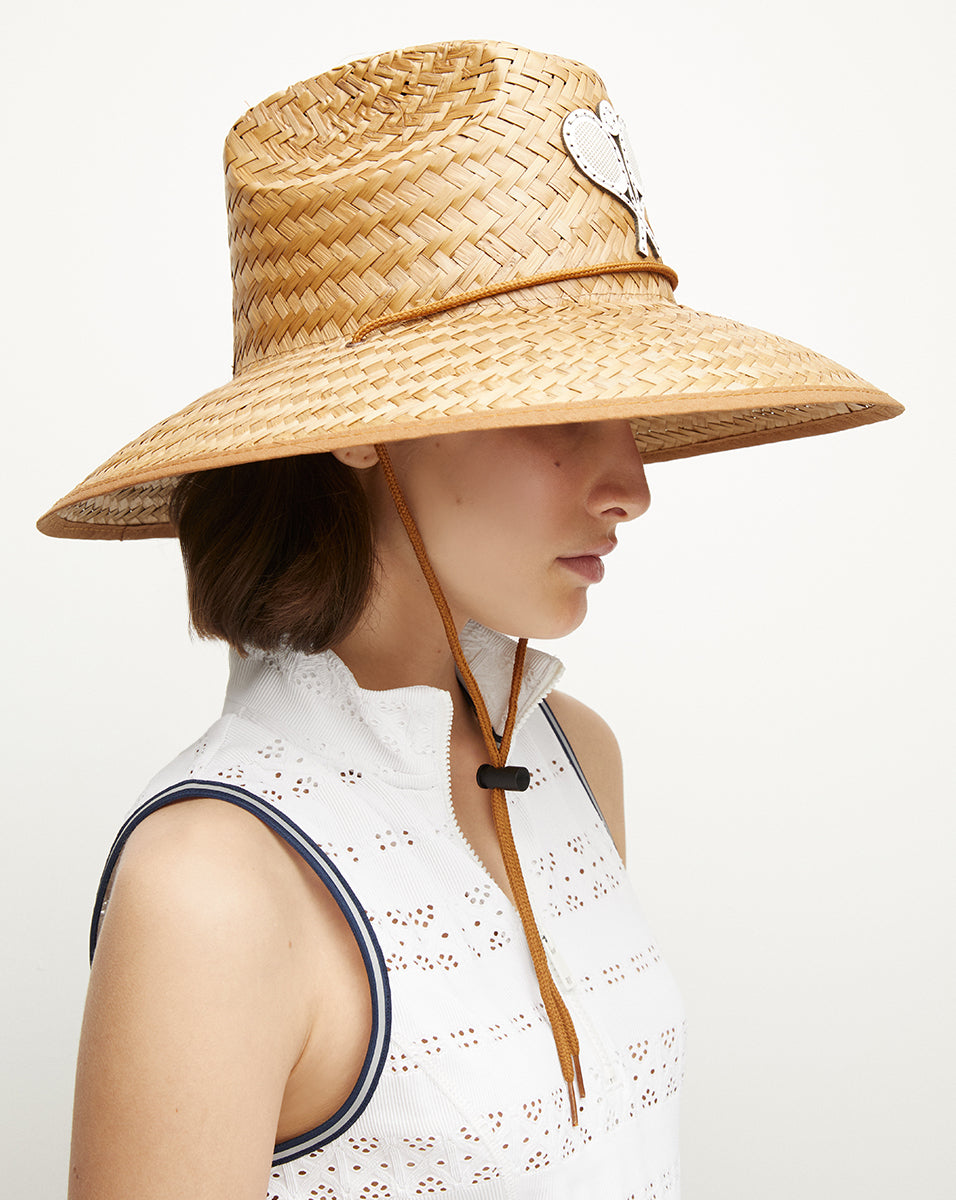 Racquet Straw Hat - Image 6