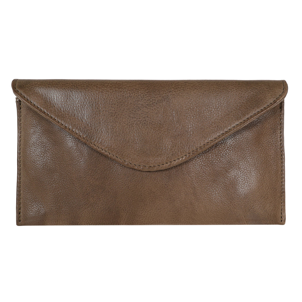 Uno Leather Wallet - Walnut