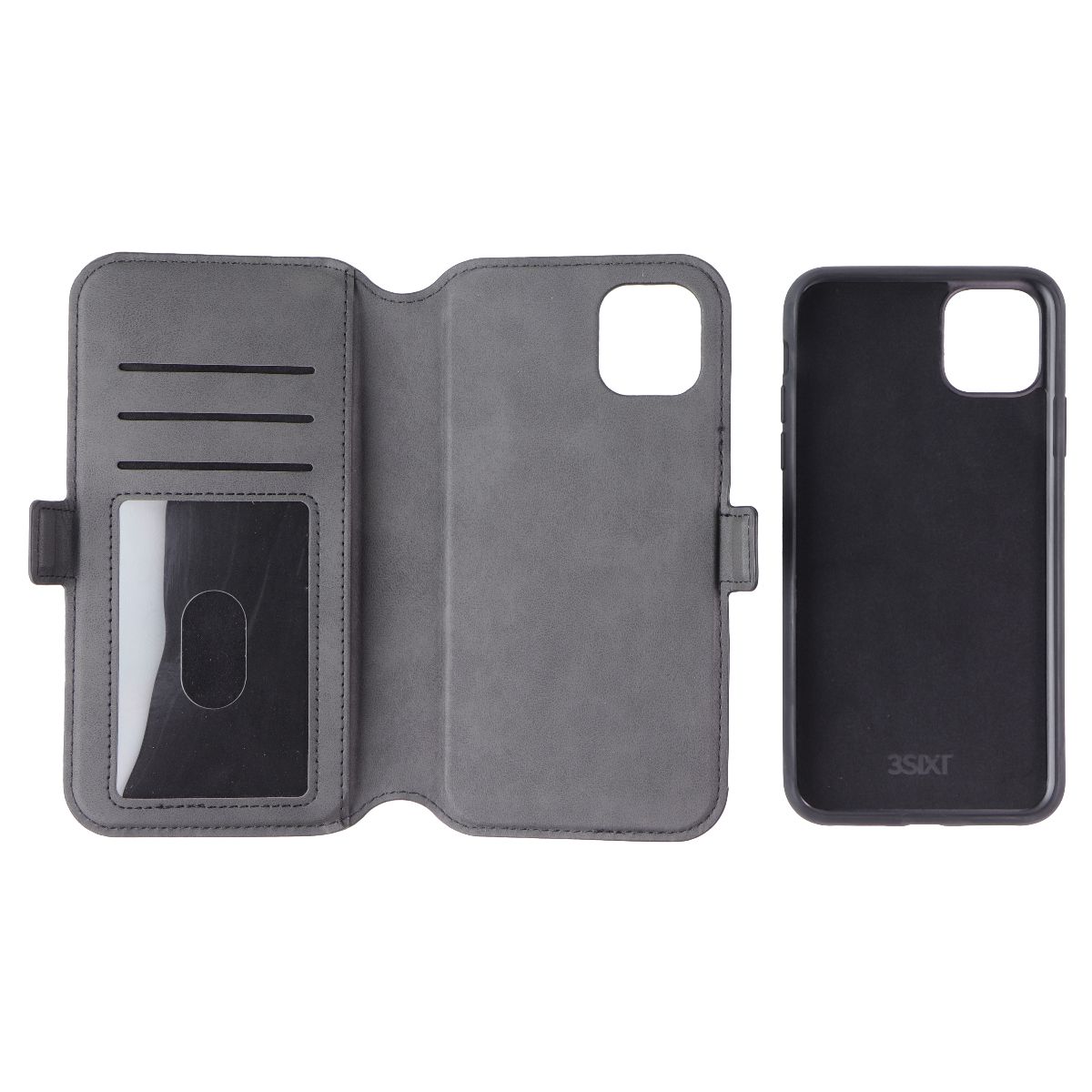 3SIXT NeoWallet Series Folio Case for Apple iPhone 11 Pro Max - Black - New - Image 4