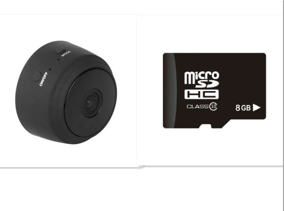 A9 1080P HD Wireless Night Vision Wifi Camera - Black8G