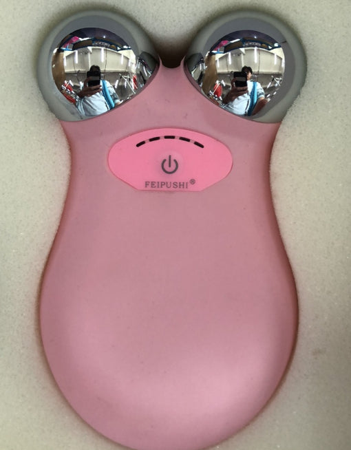 Electric Microcurrent EMS Skin Care & Face Massager Beauty Device - Pink