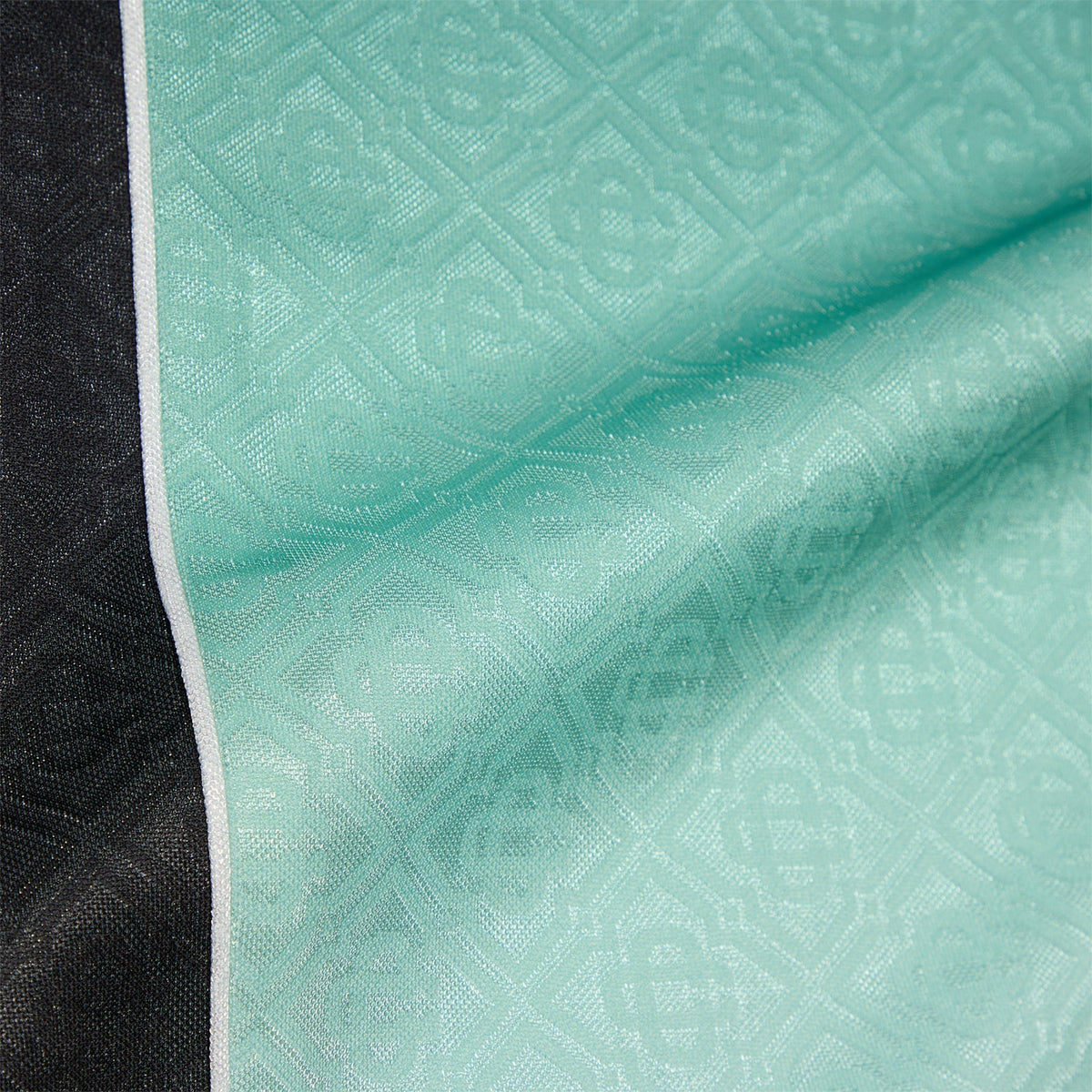 Casablanca Gradient Monogram Jacquard Football Shirt (Black/Green) - Image 4