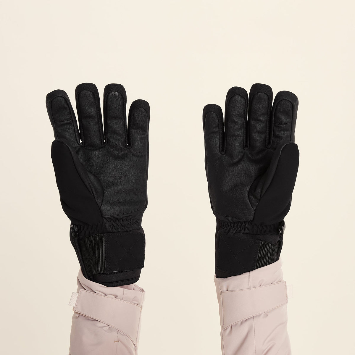 Adventure Waterproof Insulated Ski Gloves - Simply Taupe - Image 3