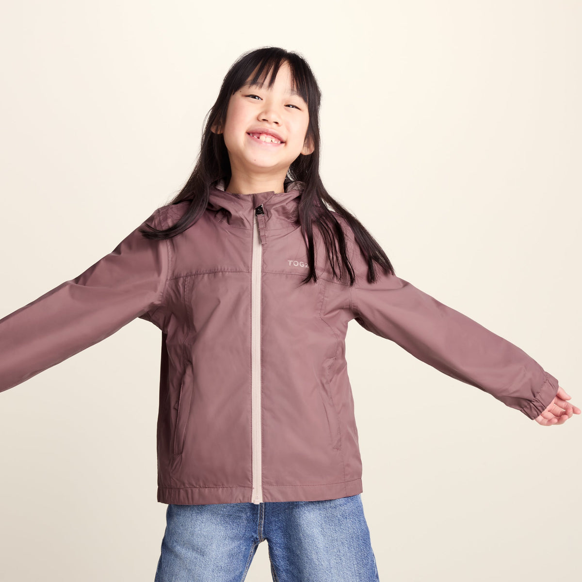 Copley Kids Waterproof Jacket - Mauve - Image 6