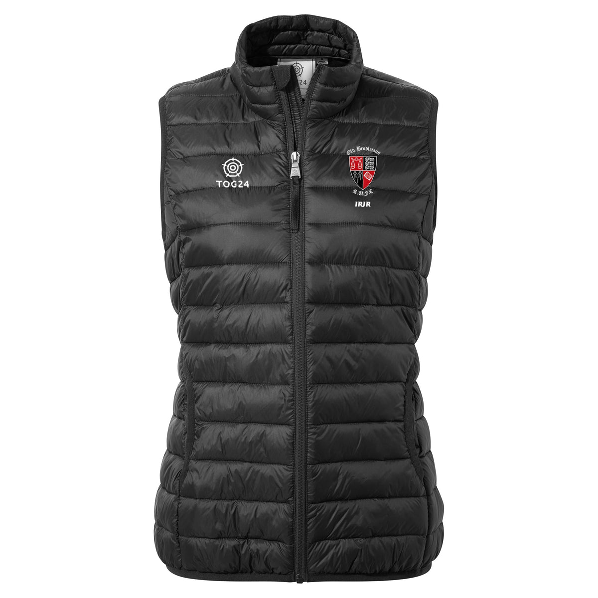 Old Brodleians Womens - Gibson Insulated Padded Gilet Black