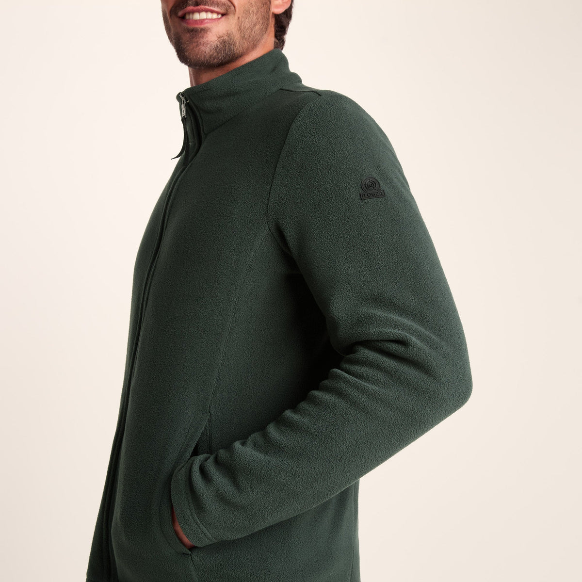 Revive Mens Fleece Jacket - Racing Green - Image 7