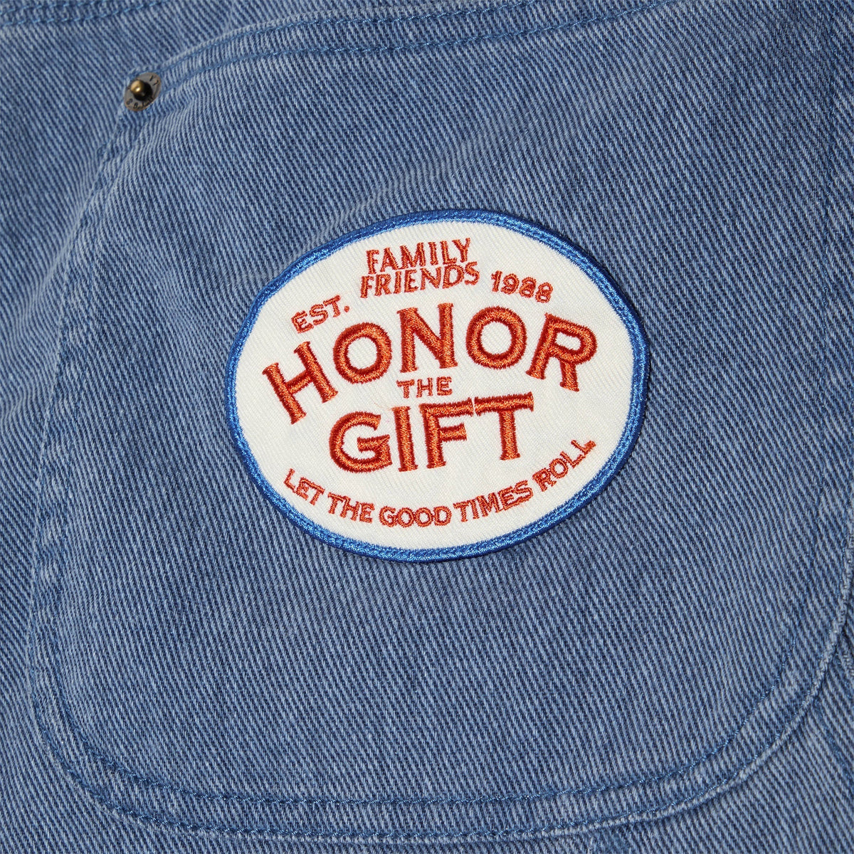 Honor The Gift Twill Carpenter Short (Blue) - Image 4