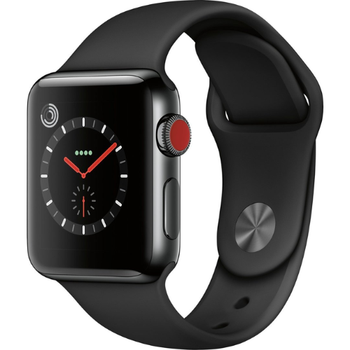 Apple Watch Series 3 42MM (GPS + Cellular) - Space Black Stainless Steel - Image 2