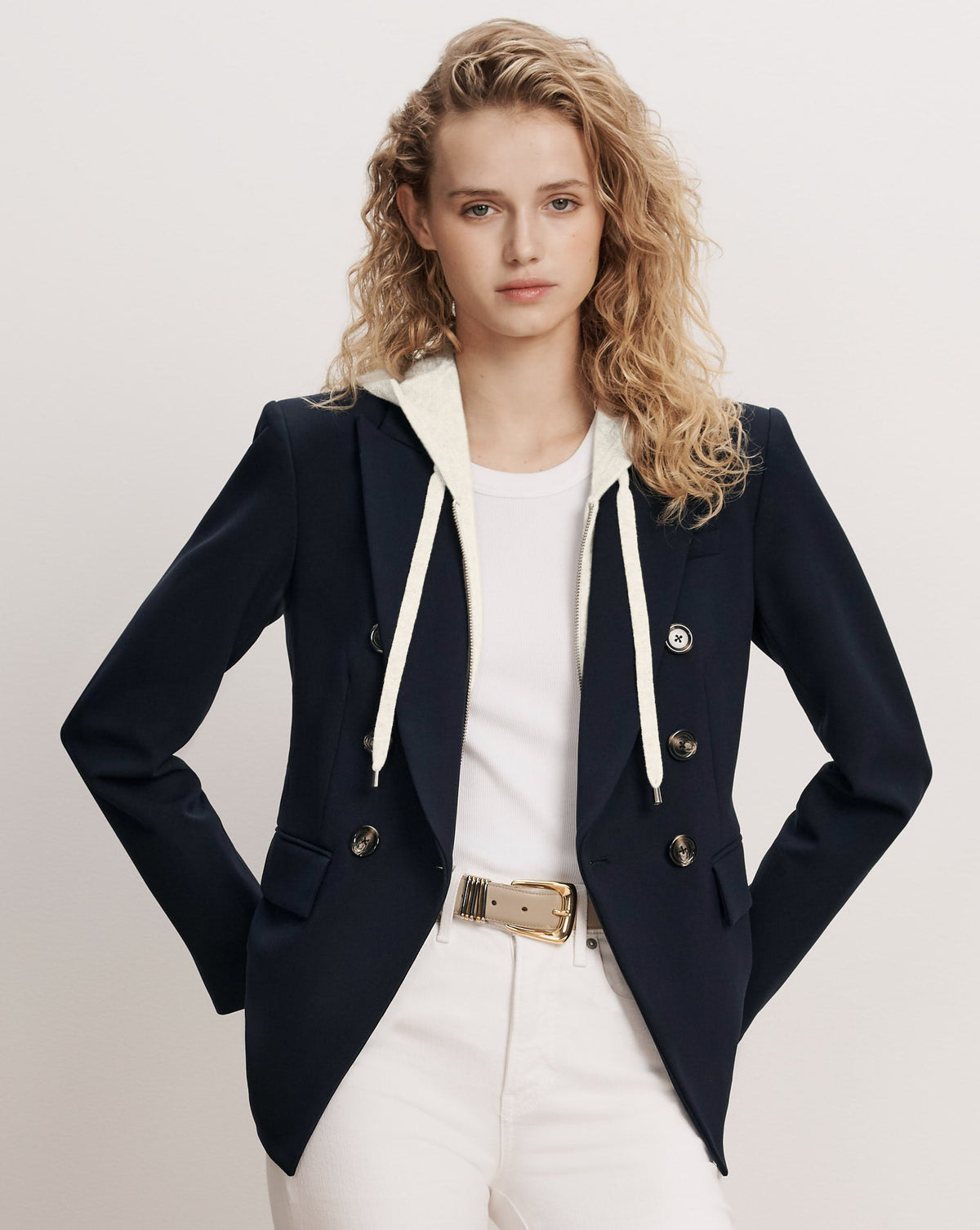 Merino Wool-Cashmere Hoodie Dickey - Image 2