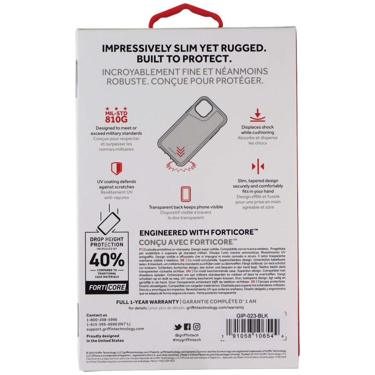 Griffin Survivor Strong Series Case for Apple iPhone 11 Pro - Black - New - Image 2