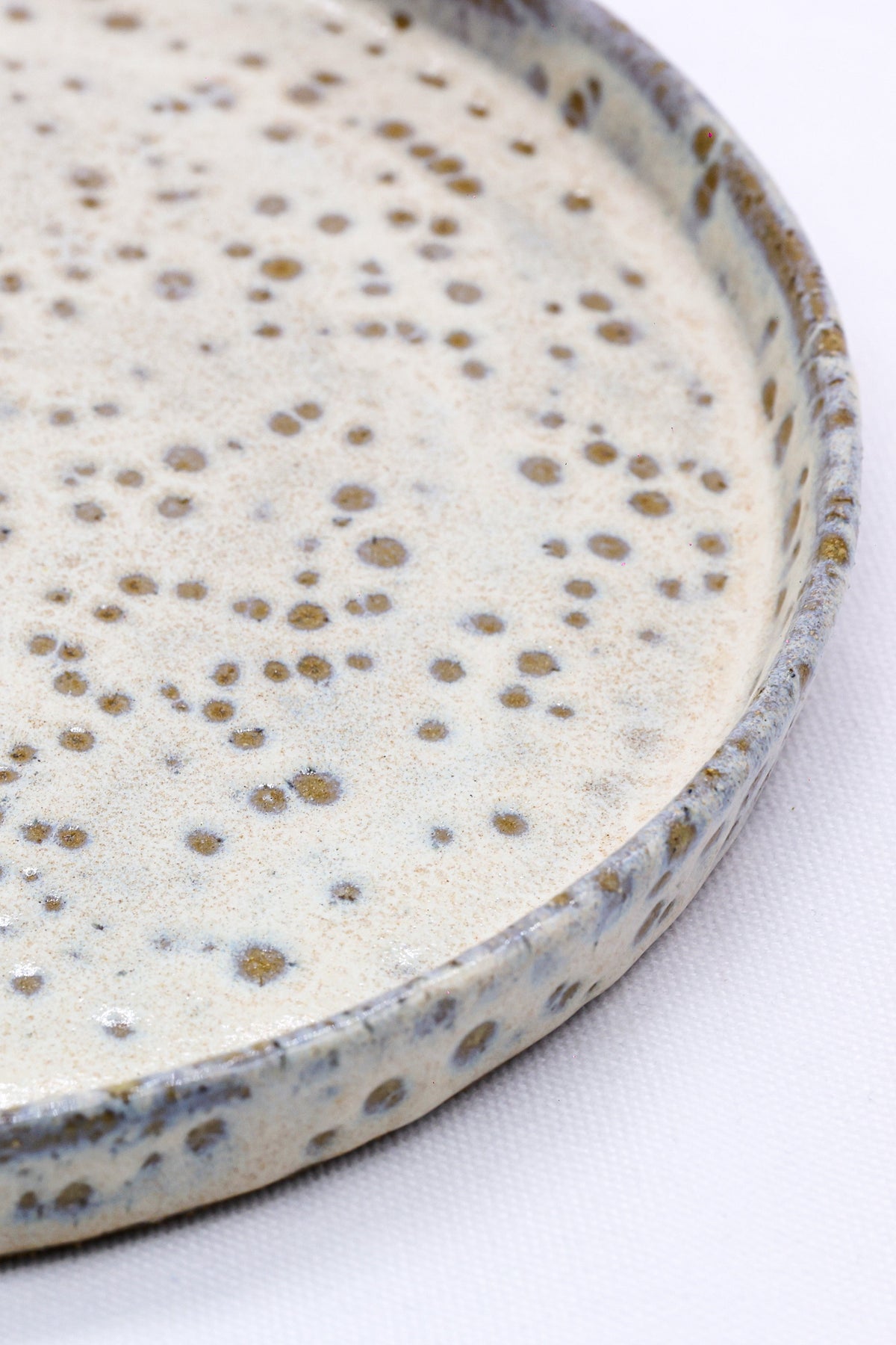 23 cm Saltfoam Stoneware Handmade Ceramic Dinner Plate - Image 3