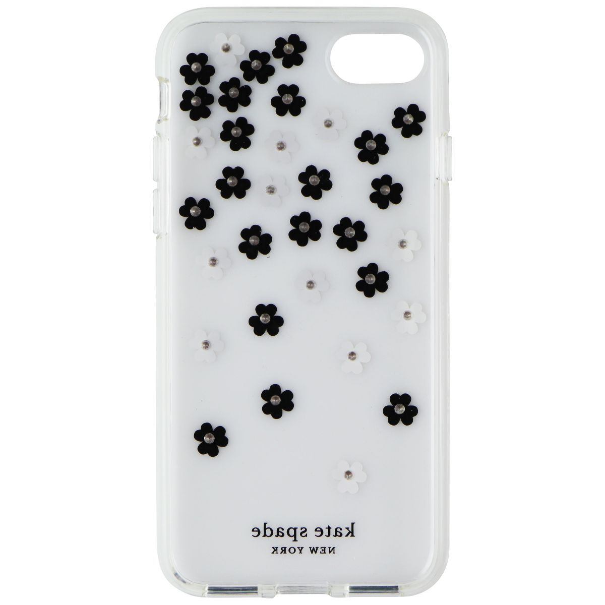Kate Spade Flexible Hardshell Case for iPhone SE (2nd Gen) & 8/7 - Clear/Flowers - New - Image 3