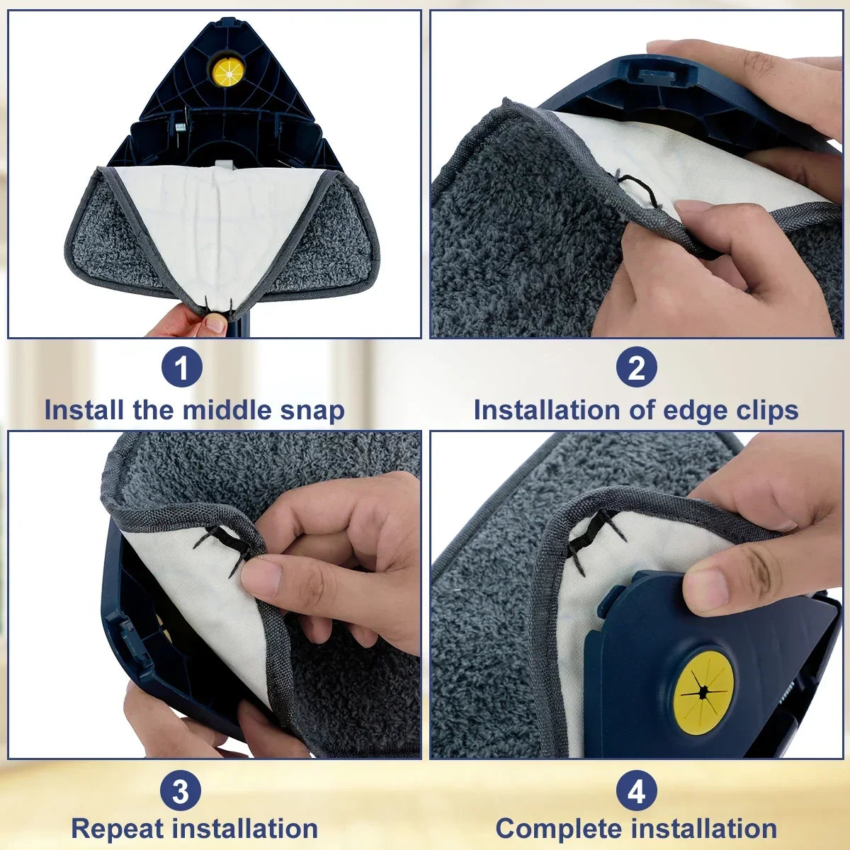 Telescopic Triangle Mop 360° Rotatable - Image 12
