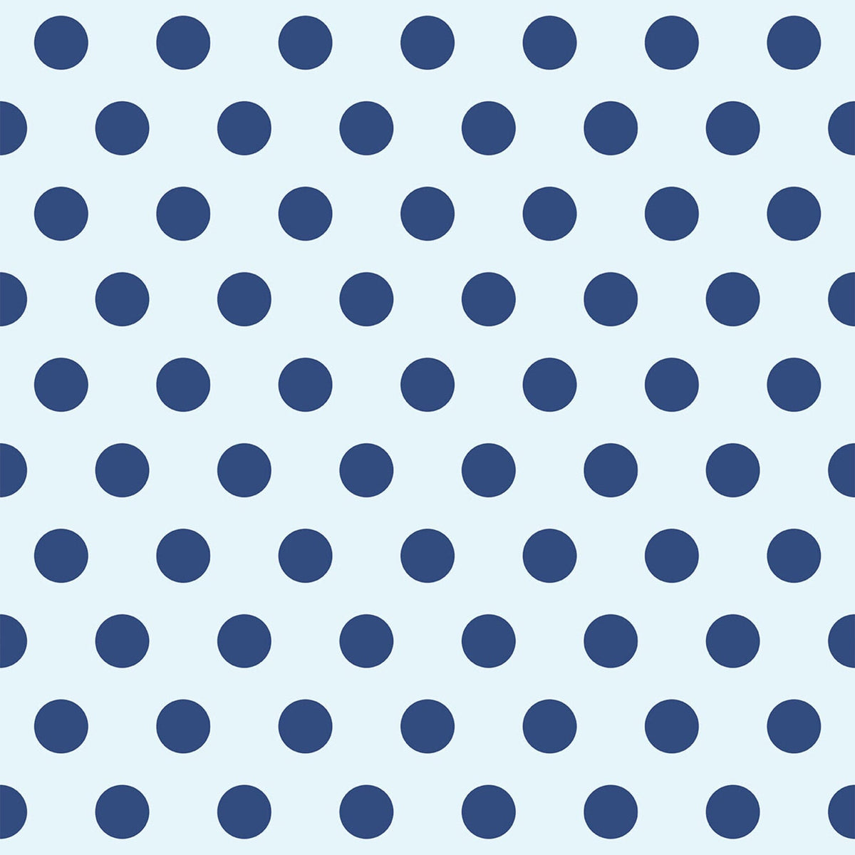 Vintage Inkwell Dot Blue Polka Dot Wallpaper