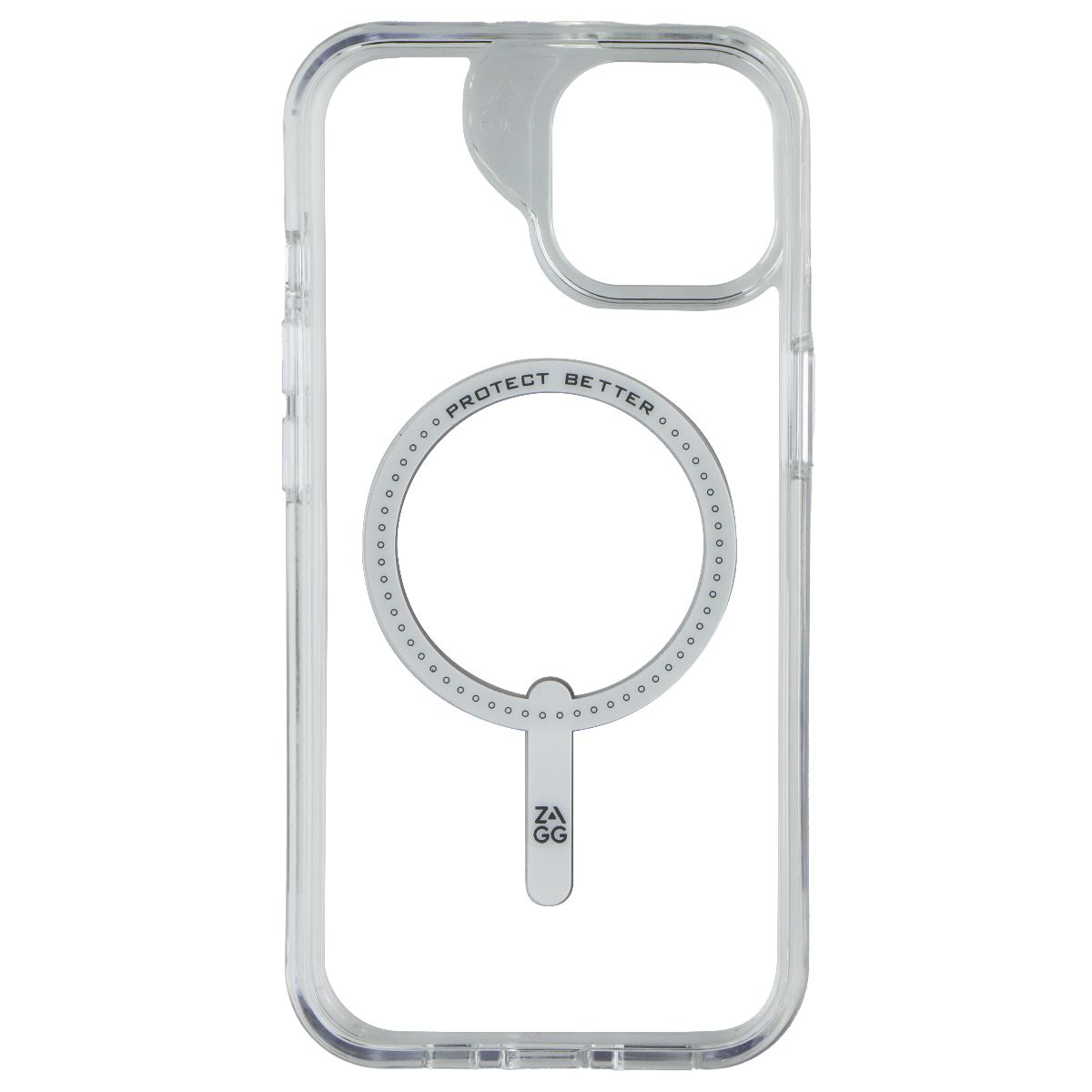 Zagg Crystal Palace Snap Case with MagSafe for Apple iPhone 15 - Clear/White - New - Image 3