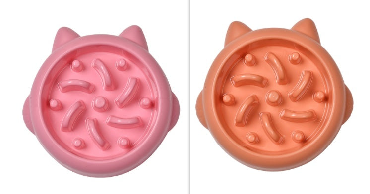 Pet Slow Feeder Bowls for Dogs & Cats - Set1