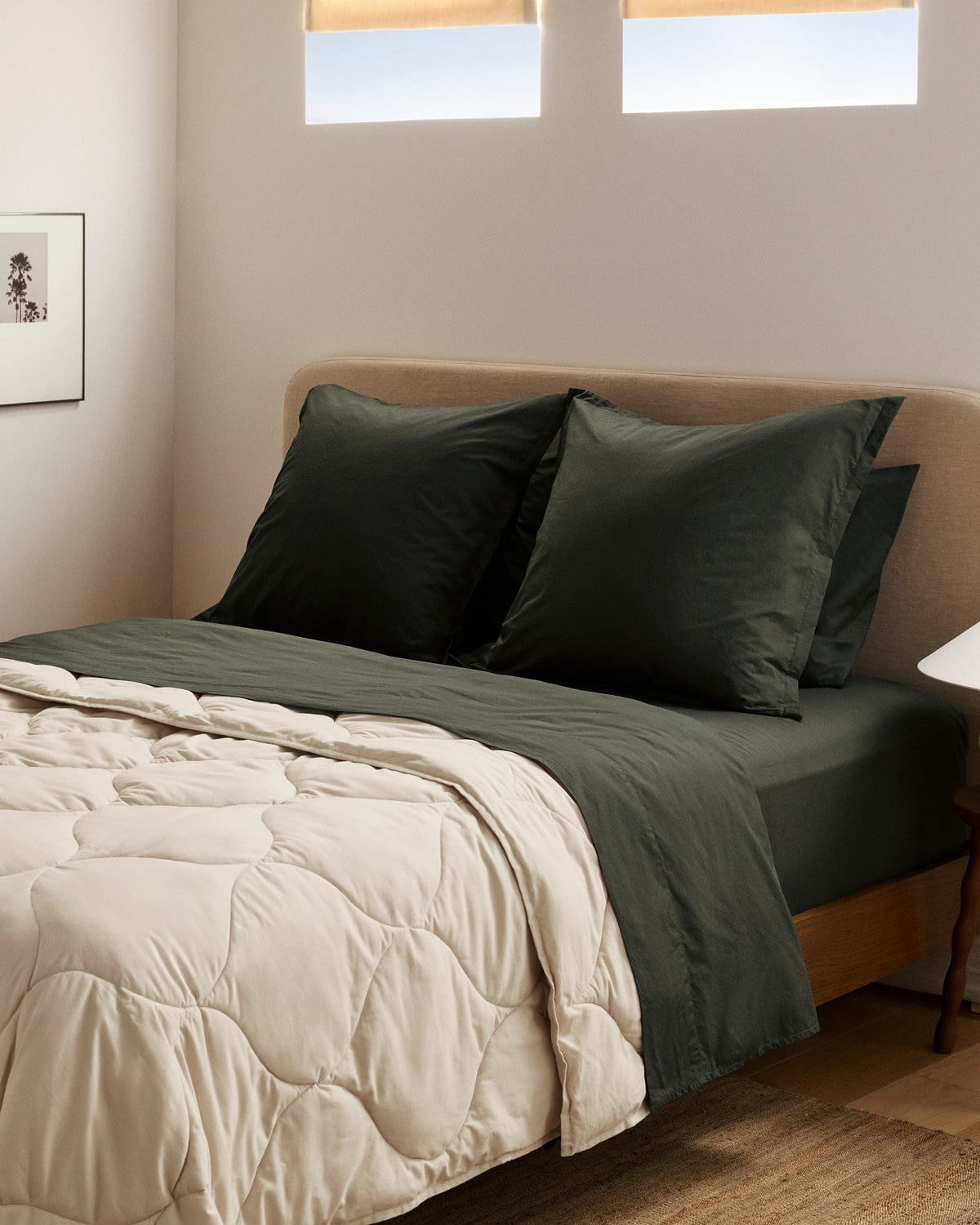 Percale Euro Sham (Evergreen) - Image 4