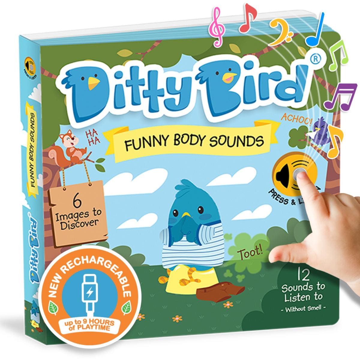 Ditty Bird Musical Books - Funny Body Sounds - Image 7