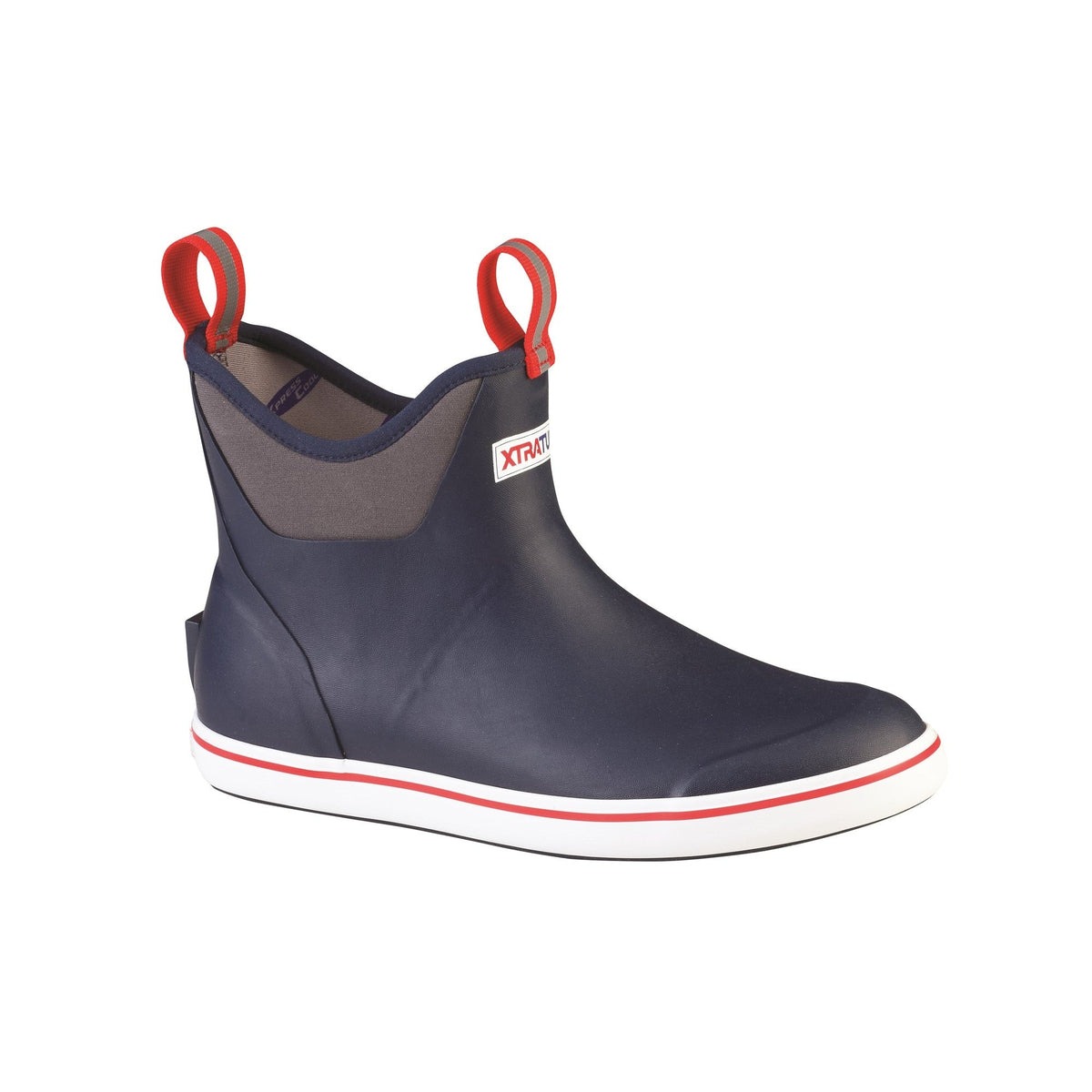 Xtratuf Ankle Deck Mens Boot - Navy/Red - Image 6