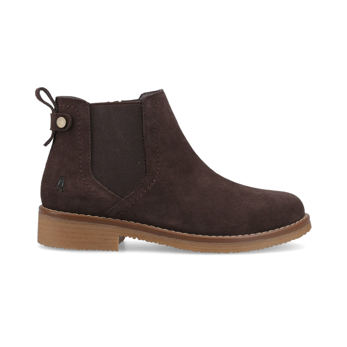 Hush Puppies Maddy Womens Wide Boots - Chocolate - Image 4