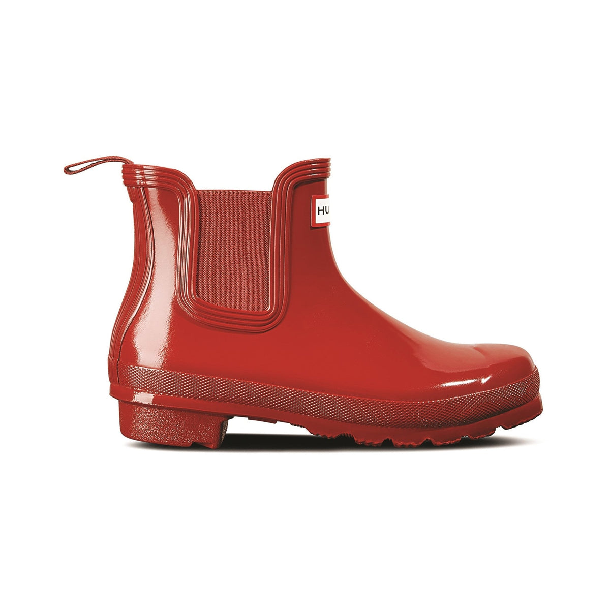 Hunter Original Chelsea Gloss Boot Womens - Military Red - Image 3