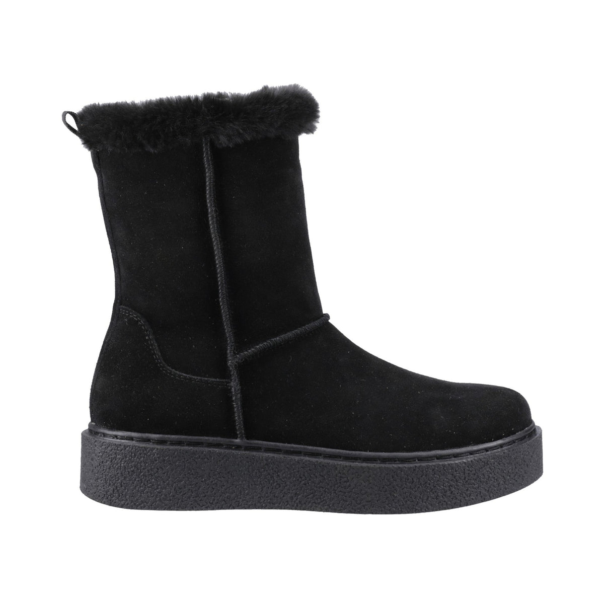 Hush Puppies Becca Mid Boot Womens - Black - Image 4