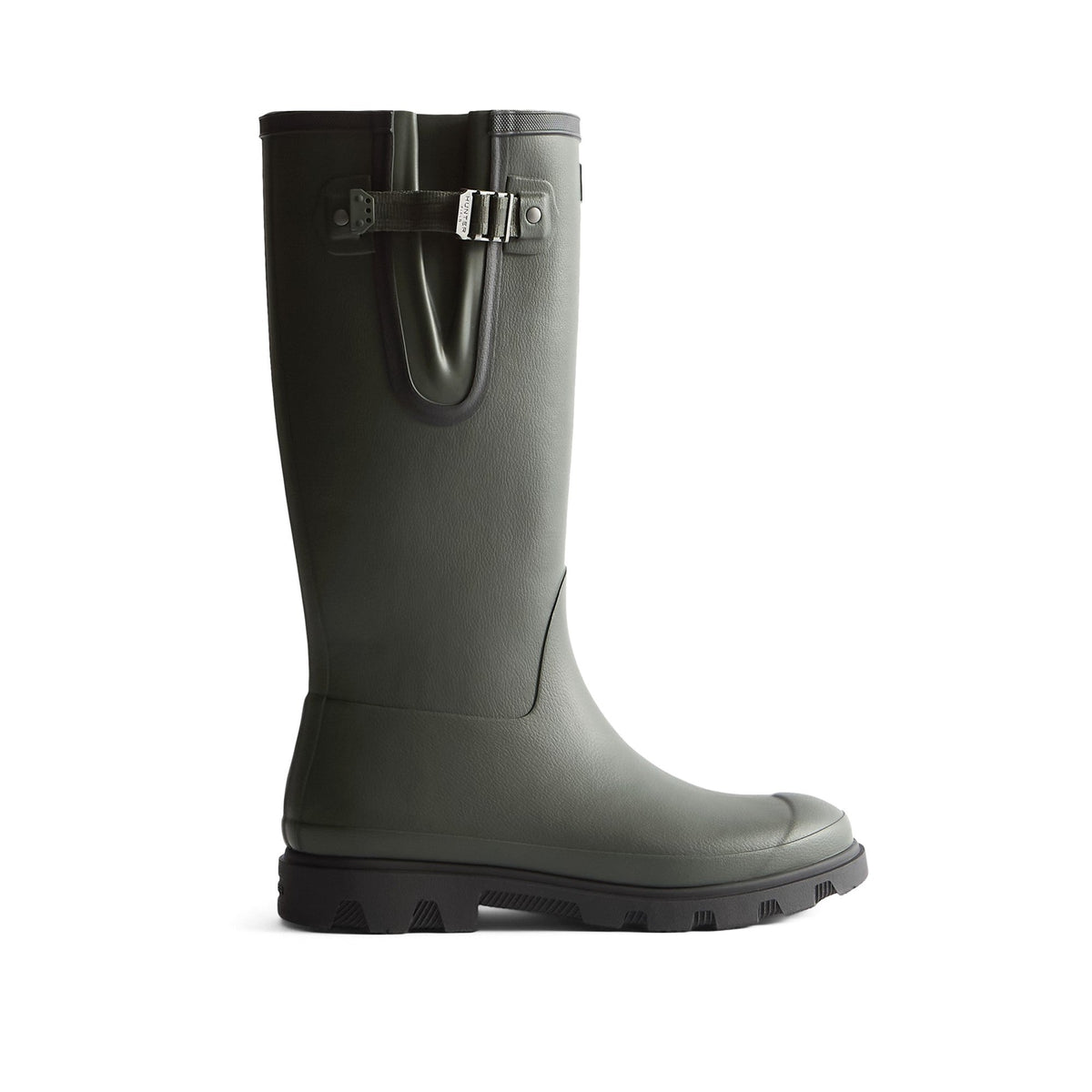 Hunter Field Downpour Adjustable Boot Mens - Dark Olive/Black - Image 4