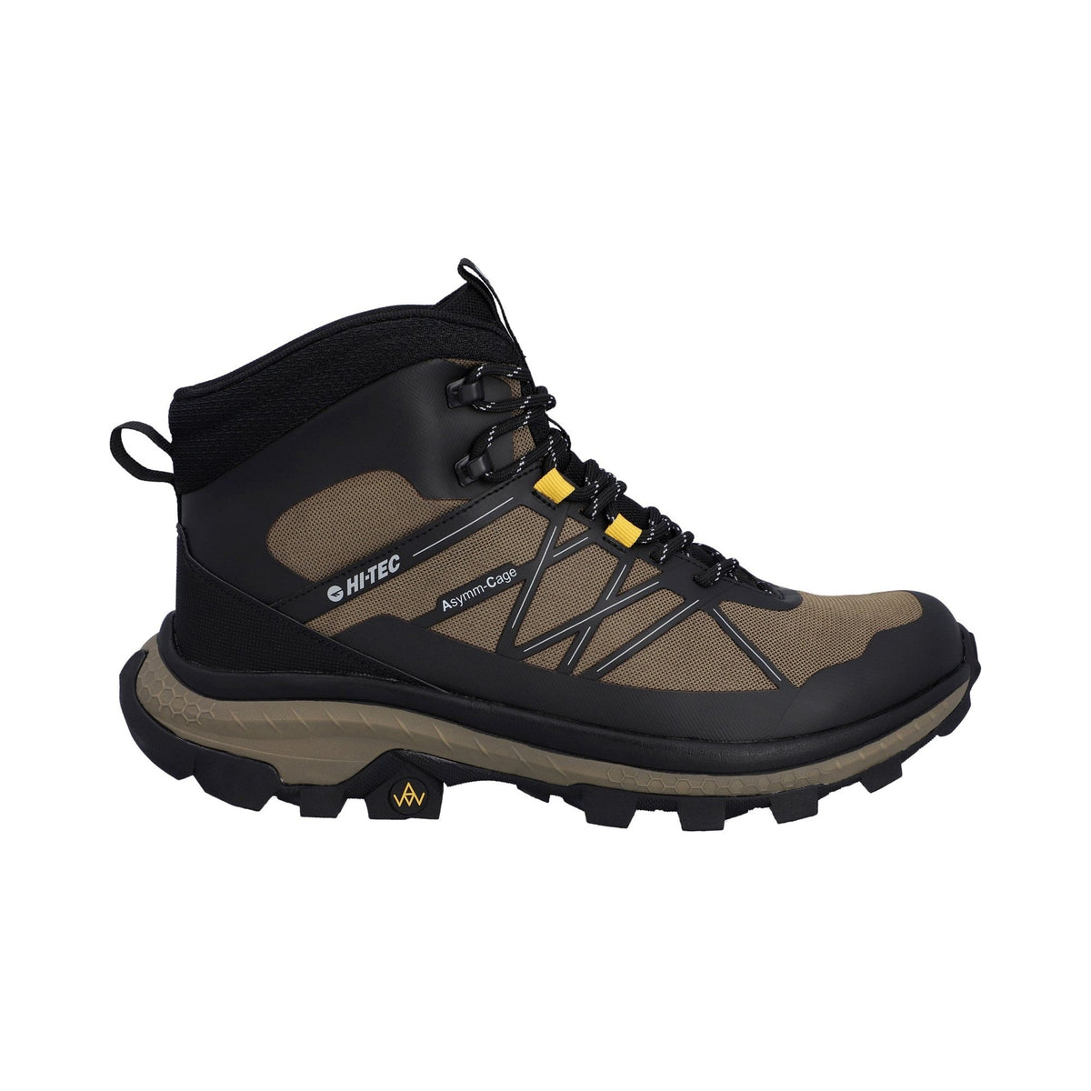 Hi-Tec AWW Infuse Mid WP Mens Hiking Boots - Black/Walnut/Artisans Gold - Image 5