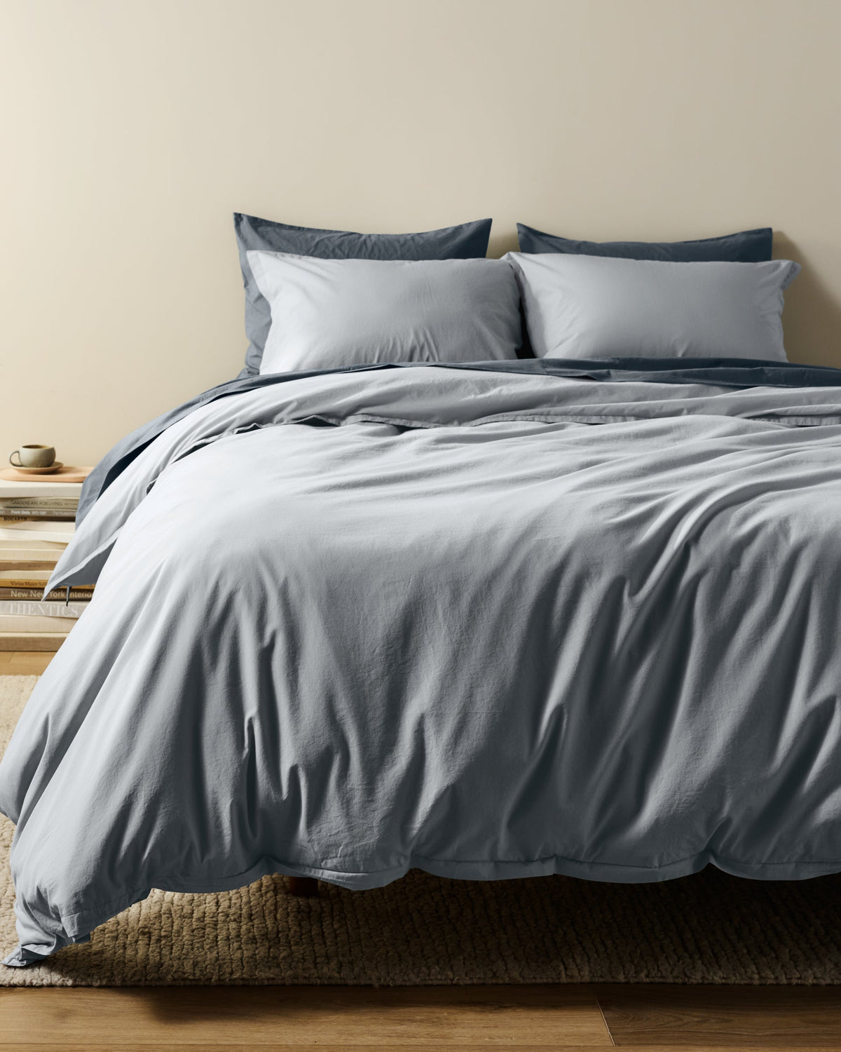 Percale Sham Set (Sky) - Image 4