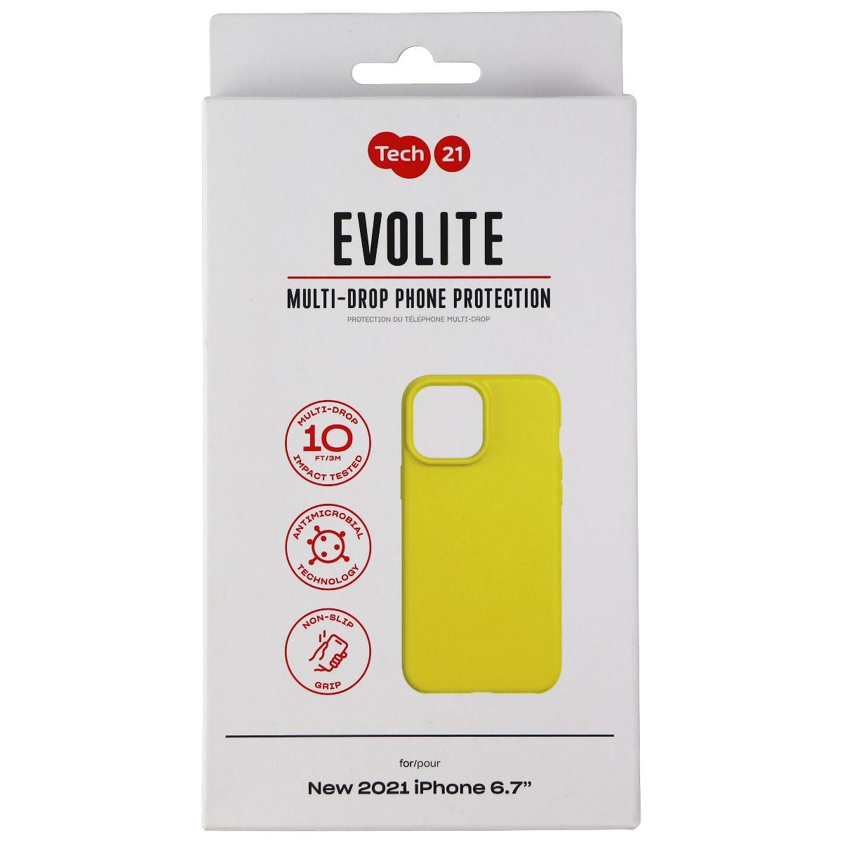 Tech21 Evo Lite Flexible Case for Apple iPhone 13 Pro Max - Sunflower Yellow - New - Image 4