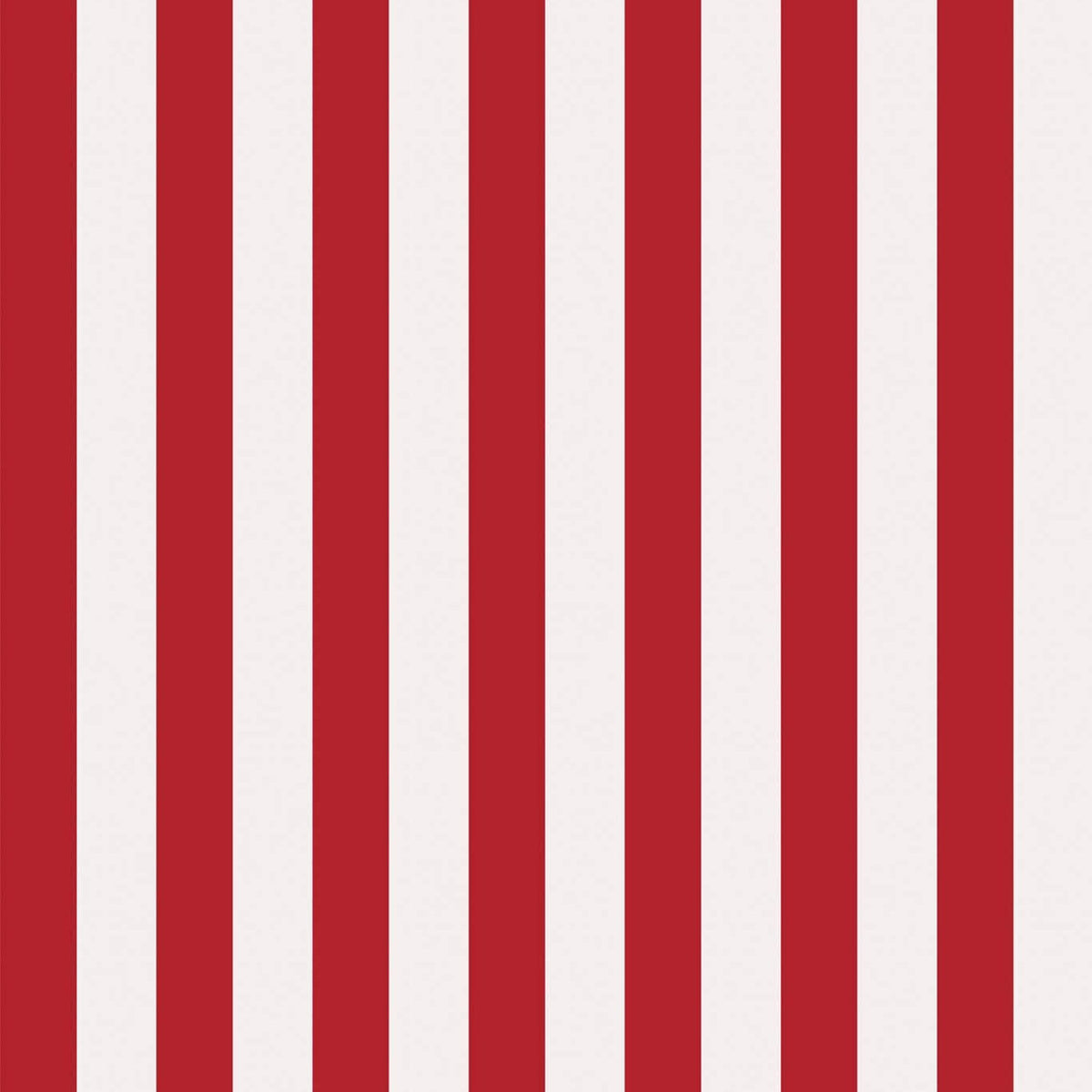Classic Deckchair Red & White Striped Wallpaper