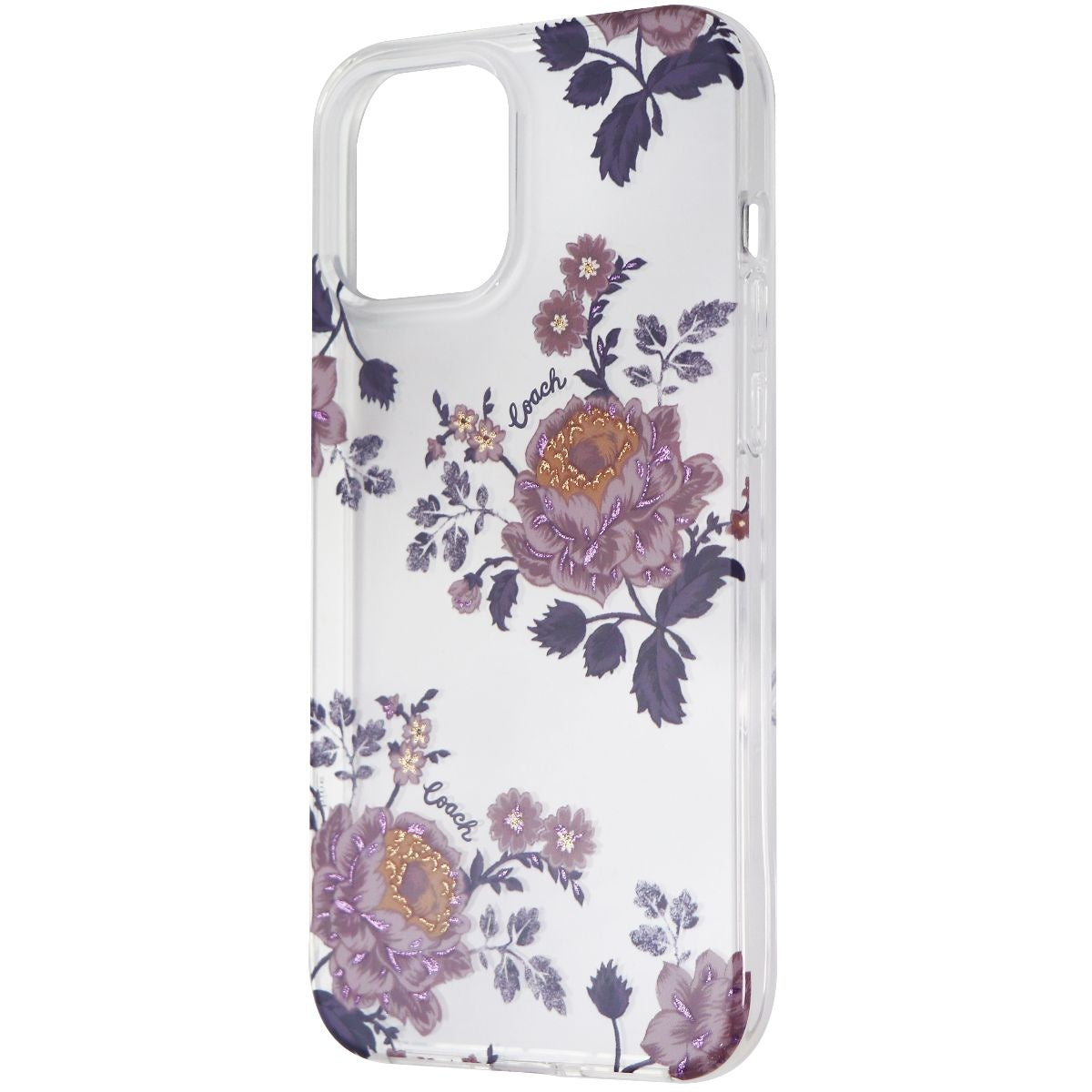 Coach Protective Case for Apple iPhone 12 Pro Max - Moody Floral Clear - New