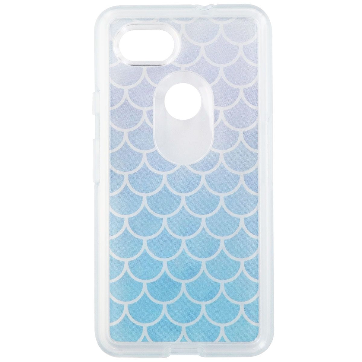 OtterBox Symmetry Series Hybrid Case for Google Pixel 2 XL - Clear / Blue Scales - New - Image 2