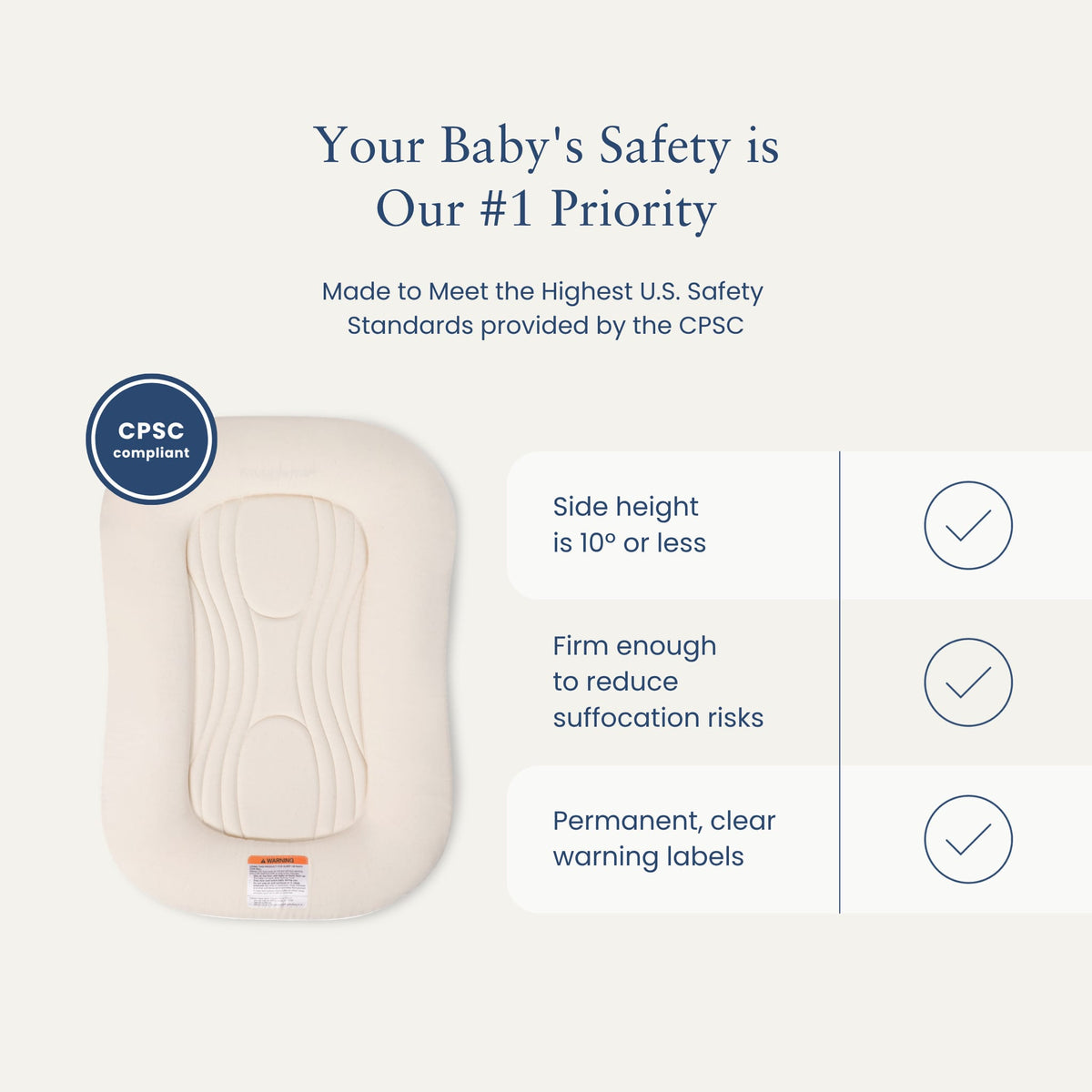 Snuggle Me Infant Lounger Wave - Sky - Image 7