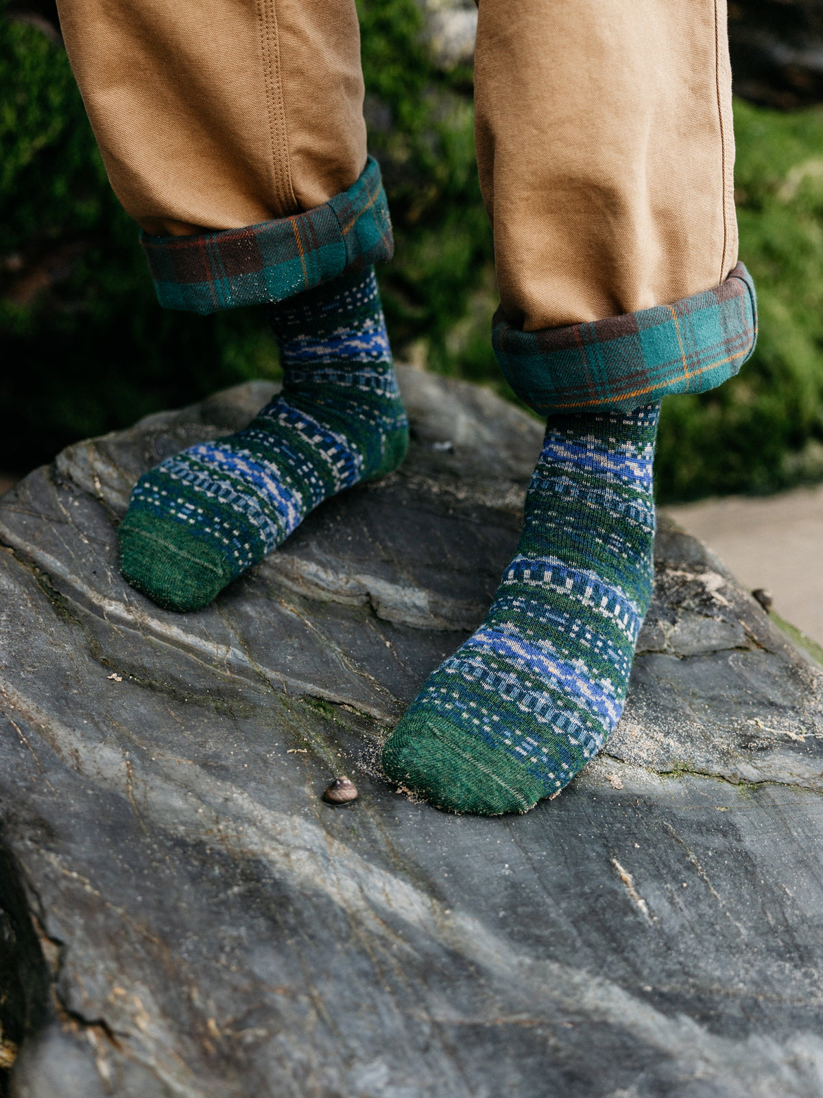 Talland Fair Isle Sock - Image 3