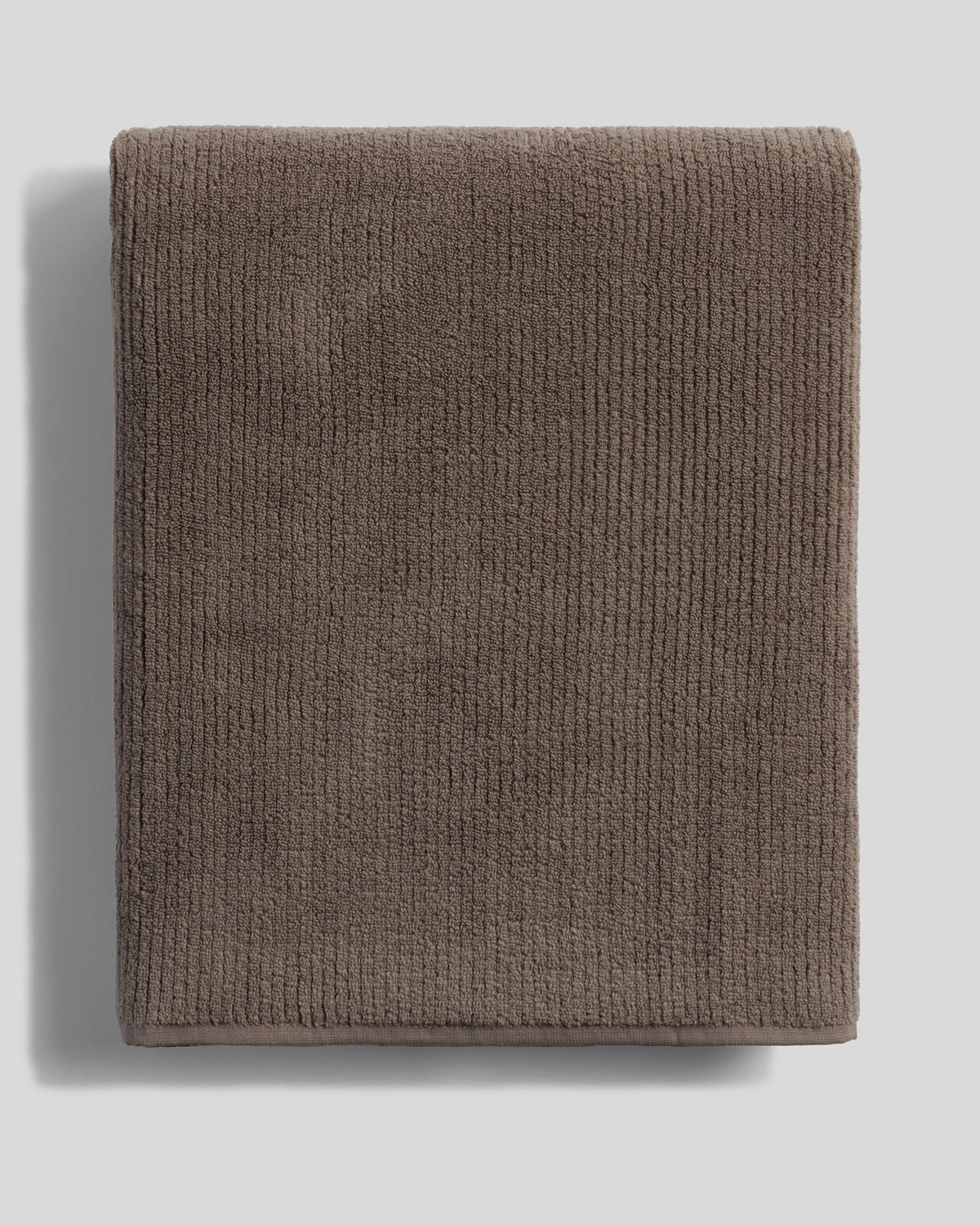 Soft Rib Towels (Warm Grey) - Bath Sheet