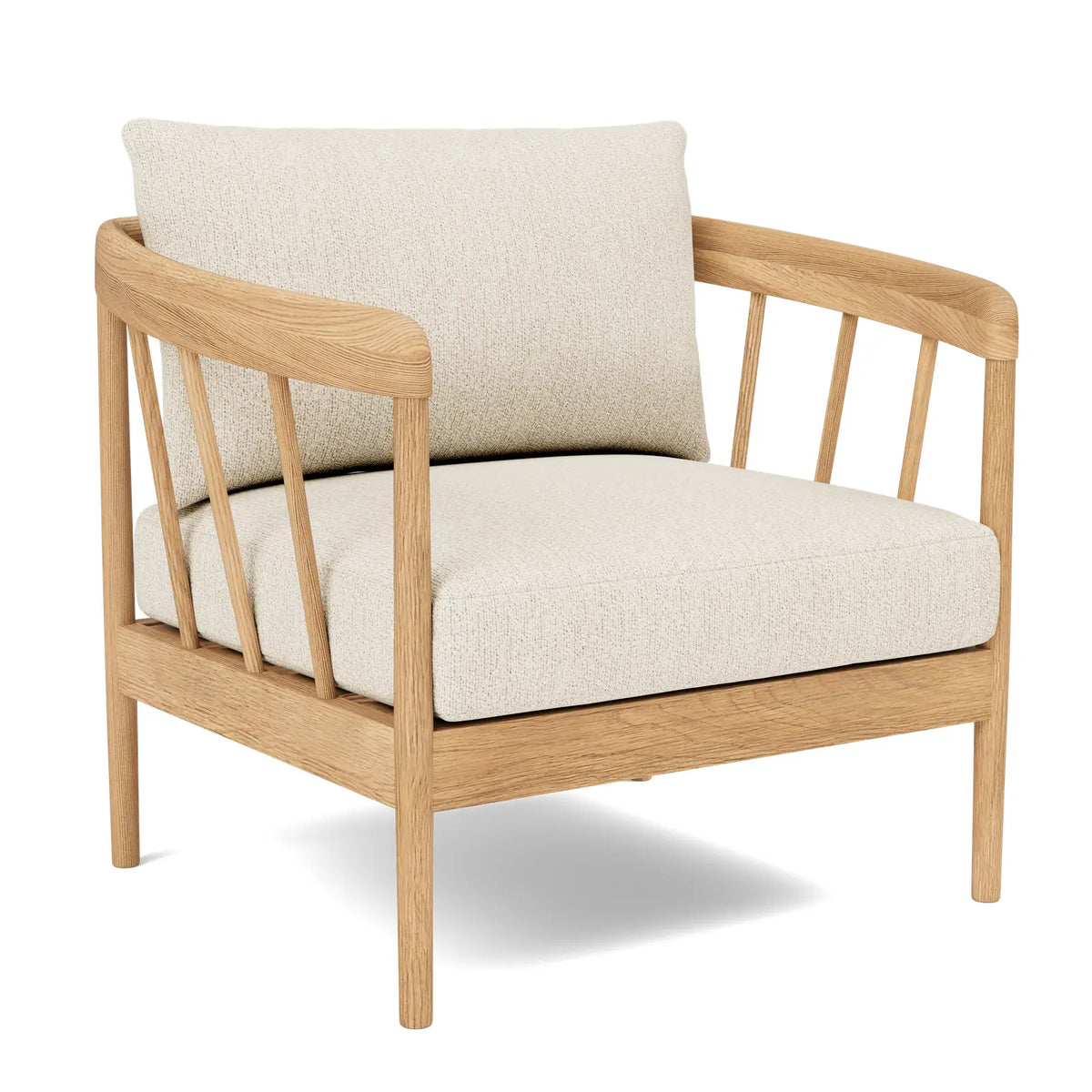 Augusta Armchair - White Oak