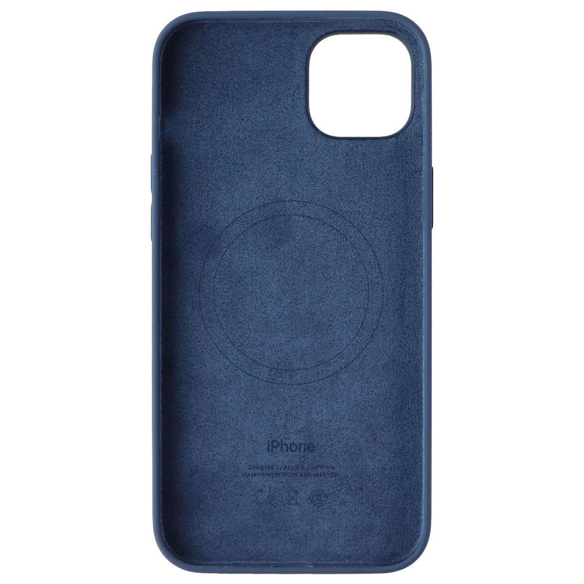 Apple Silicone Case for MagSafe for iPhone 14 Plus - Storm Blue (MPT53ZM/A) - New - Image 3