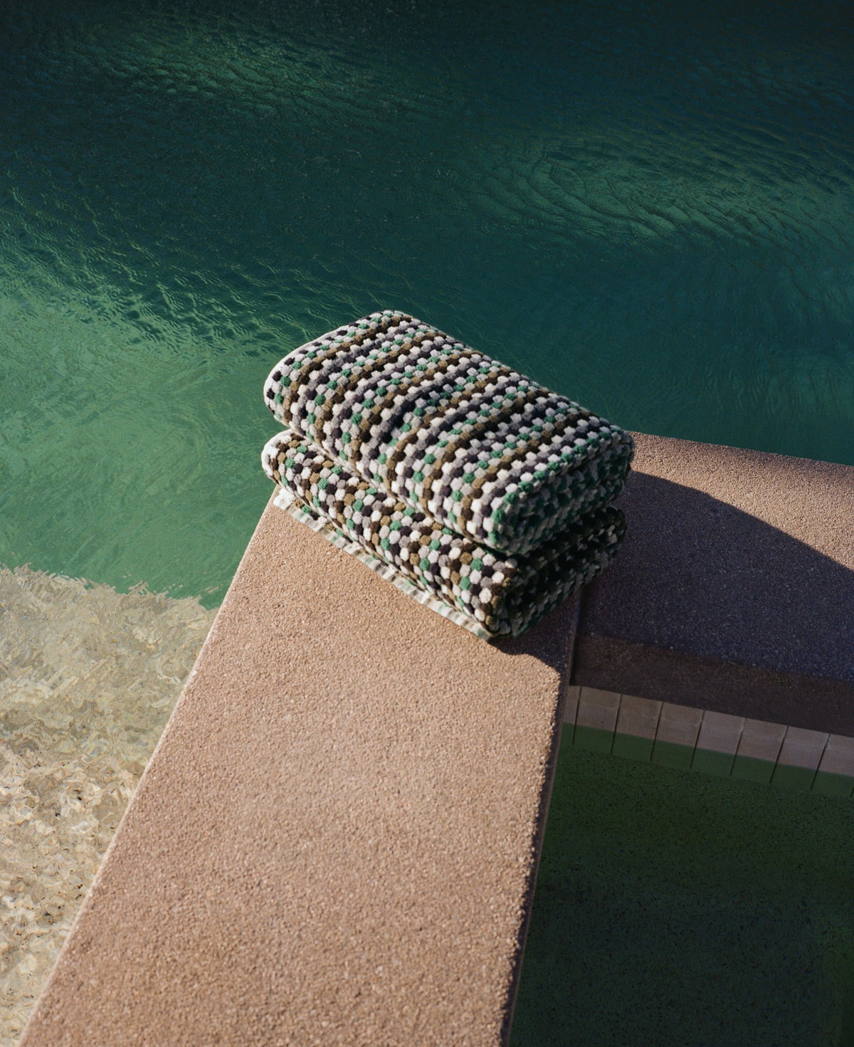 Organic Cotton Mosaic Towels (Sea) - Image 6