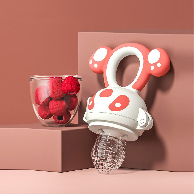 Baby Food & Fruit Feeder - Fresh Food Feeder Carlo Red