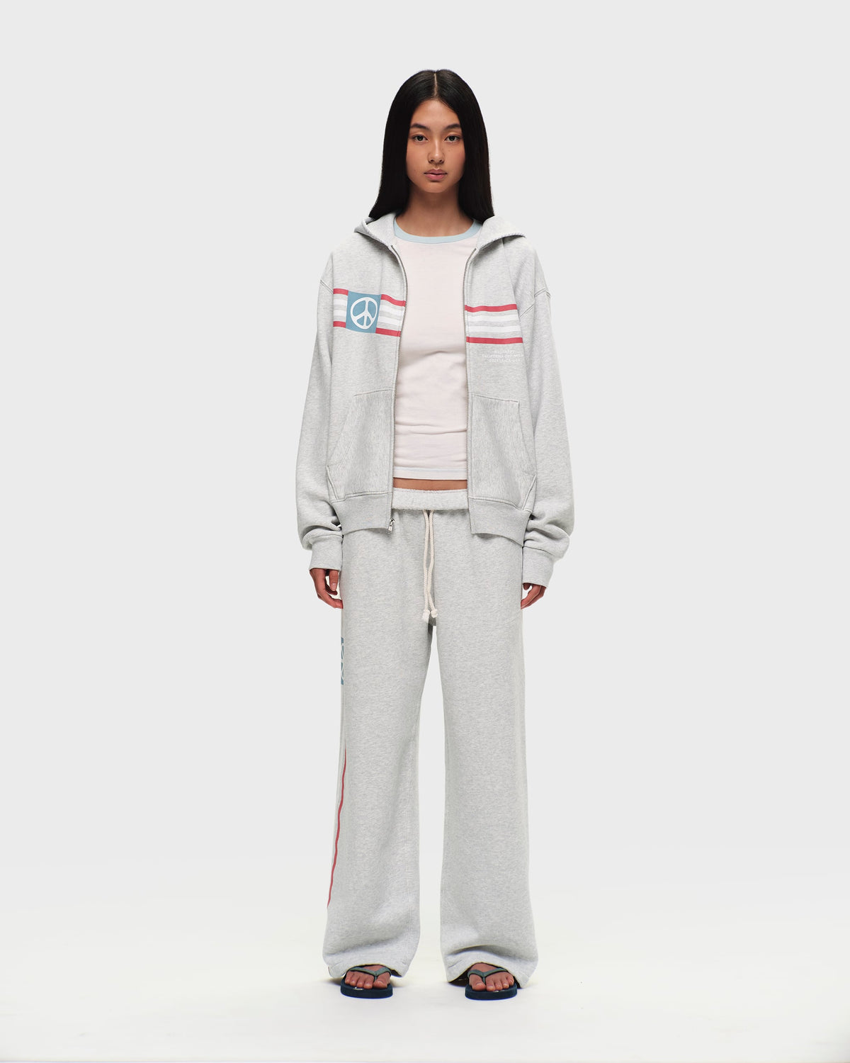Madhappy California Peace Lightweight Fleece Straight Sweatpant - Image 5