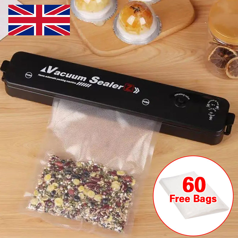 Vacuum Food Sealer Automatic Manual Sealer Dry Wet Pack Machine With 60 Bags UK - Image 8