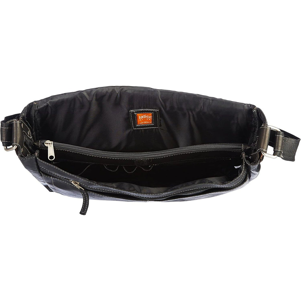 Acadia Leather Laptop Messenger Bag - Image 4